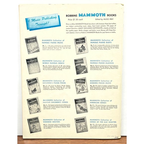 30 Years 30 Hits No. 2 Vintage Piano Sheet Music Songbook 1953 - Picture 4 of 6